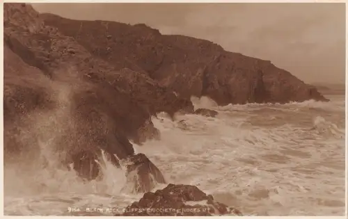 uk2416 black rock criccieth wales real photo uk