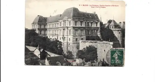 BF16399 blois le chateau partie gaston d orleans france front/back image