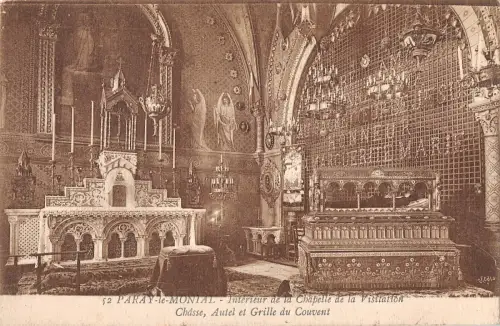 BF6726 interieur de la chapelle de la paray le monial france Frankreich