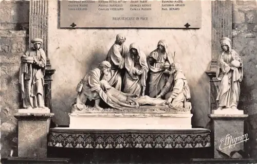 BR9139 Villeneuve L archeveque Yonne Mise au tombeau du Christ Postkarte Frankreich