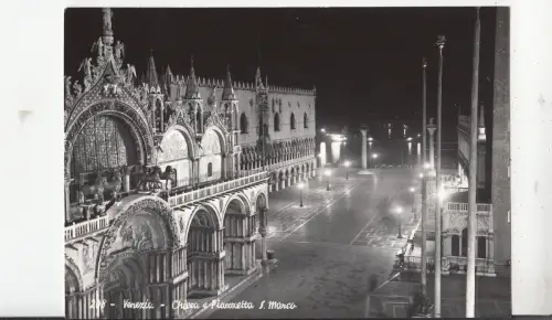 BF19130 chiesa e piazzetta s marco venezia italy front/back image