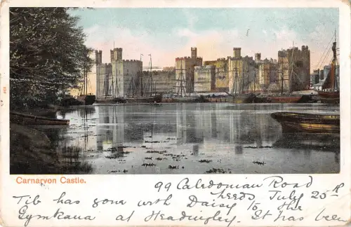 uk253 carnarvon castle wales echtfoto uk