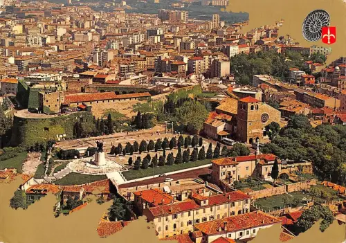 BR92222 Italien Saint Giusto Hügel