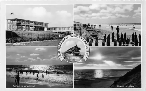 BG15314 NORDSEEBAD WESTERLAND SYLT MULTI VIEWS GERMANY CPSM 14x9cm