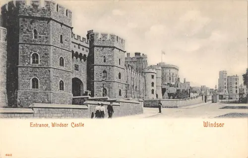 BR80174 Eingang Windsor Castle UK