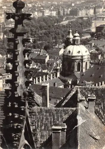 B97747 praha czech pohled na dom sv mikulase Echtfoto