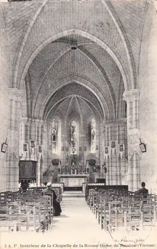 BF11718 interieur de la chapelle de la ranton france front/back image