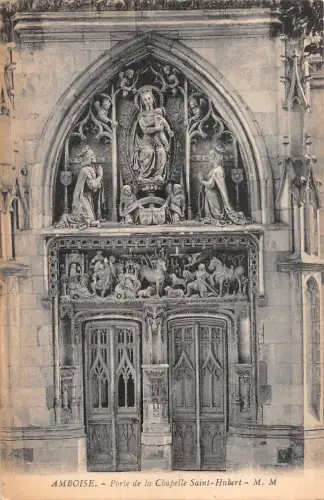 BR71413 amboise porte de la chapelle saint hubert france