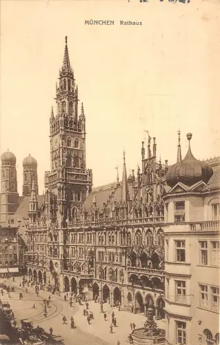 B94923 münchenrathaus germany