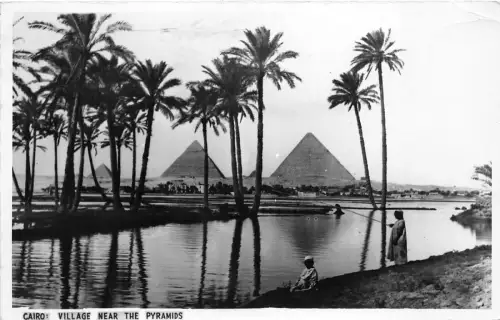 BG32727 Kairo Dorf in der Nähe der Pyramiden Ägypten