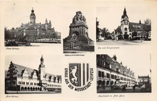 BG15302 gruss aus der messestadt leipzig multi views germany CPSM 14x9cm