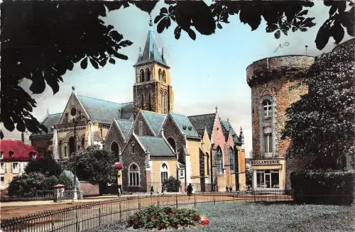 BF9345 laval la cathedrale et la porte beucherese france Frankreich