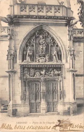 BF4991 amboise porte de la chapelle sainte hubert france