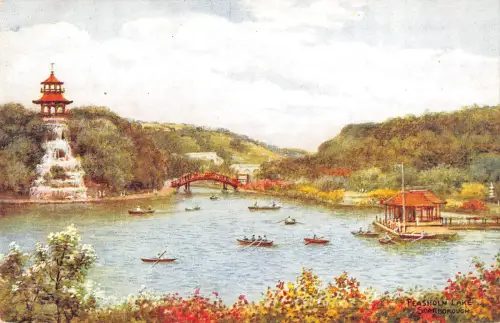 uk24069 peasholm lake scarborough uk