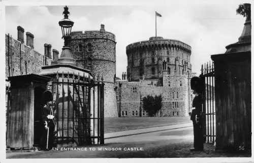 BR80362 ein Eingang Echtfoto Windsor Castle UK