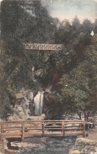 uk28332 waterfall glen helen uk