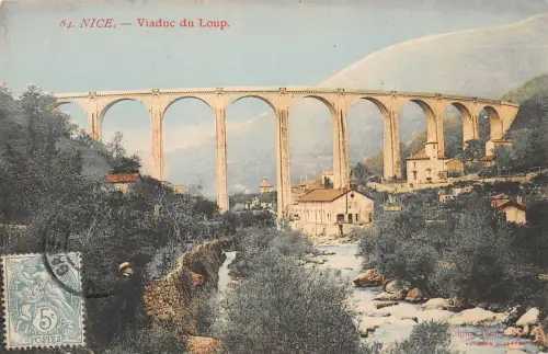 BR72239 viaduc du loup nice france