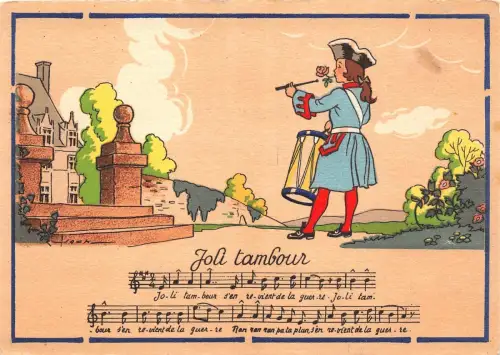 BR28282 Les rondes enfartines Joli Tambour