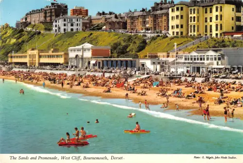 uk10190 the sands and promenade west cliff bournemouth dorset uk