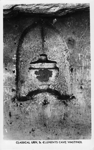 uk92 classic urn clements cave hastings real photo uk