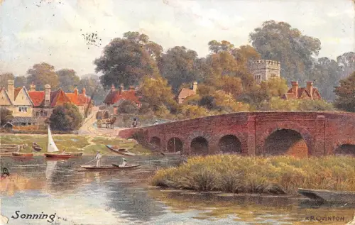 uk2162 sonning arquinton ship real photo uk