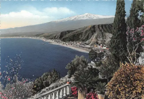 BG3071 taormina etna panorama CPSM 15x9,5cm italy