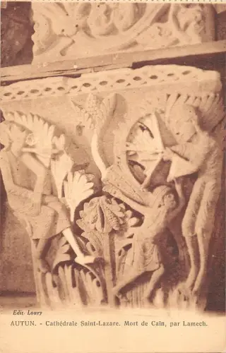 BF9790 mort de cain par l cathedrale saint lazare autun france Frankreich