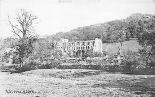 uk48612 rievaulx abbey real photo uk