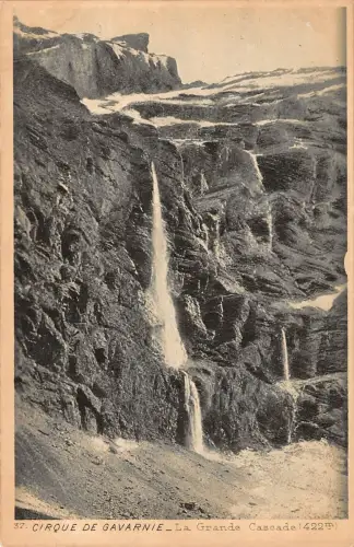 BR72706 cirque de gavarnie la grande cascade france