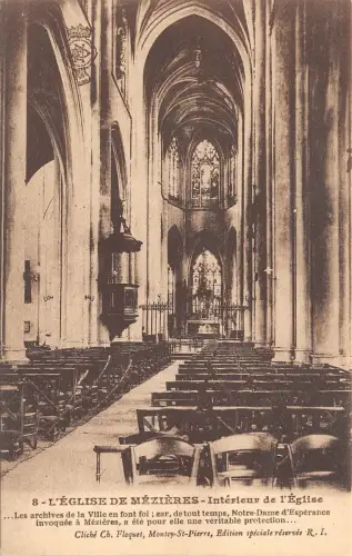 BF4784 l eglise de mezieres interieur de l eglise france