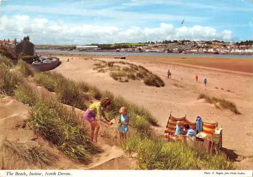 uk34282 instow the beach north devon uk