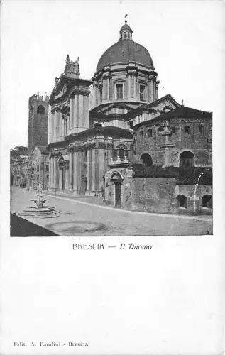 BF34108 brescia il duomo italy front/back scan