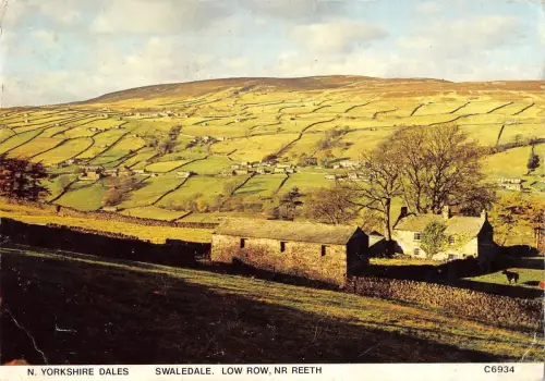 B102374 n yorkshire dales swaledale low row nr reeth uk