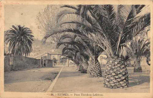 BF10445 hyeres place theodore lefebre france Frankreich