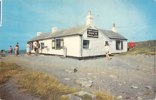 uk9691 first and last house lands end uk