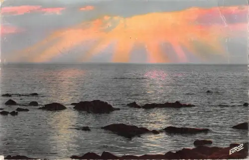 BR51164 Cote atlantique coucher de soleil