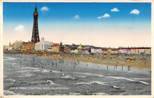 BR80367 Ansicht vom Central Pier Blackpool UK