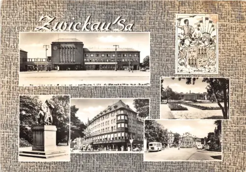 BG16337 zwickau sa Bus multi views germany CPSM 14,5x9cm