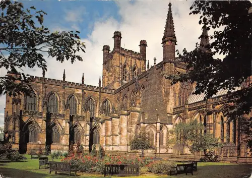 B103110 the cathedral chester chesire uk
