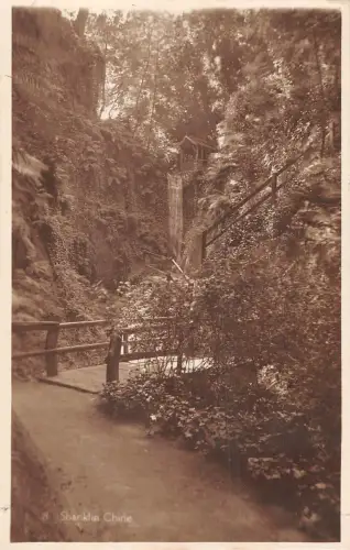 uk739 shanklin chine real photo uk Isle of Wight