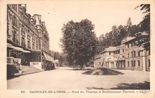 BR72711 bagnoles de l orne hotel des thermes et etablissement thermal france