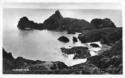 uk18498 kynance cove real photo uk