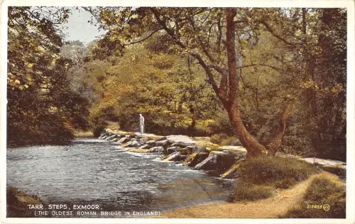 uk26848 tarr steps exmoor uk