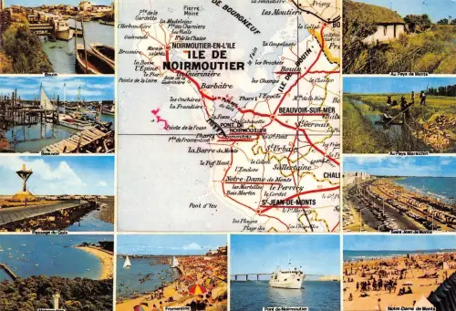 BR42669 La Vendee cotiere map cartes geographiques france