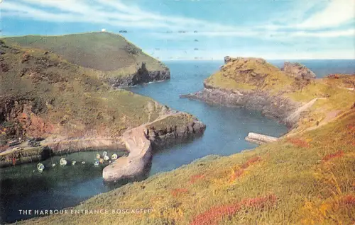 uk10364 Hafeneinfahrt Boscastle UK