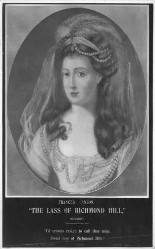 br109978 the lass of richmond hill real photo uk