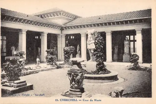 BF9179 cour du musee cherchell algeria Algerien