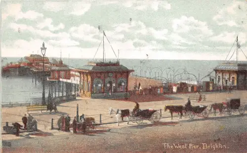 BR61419 the west pier chariot brighton uk