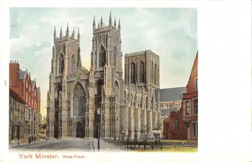 BR94717 york minster west front uk