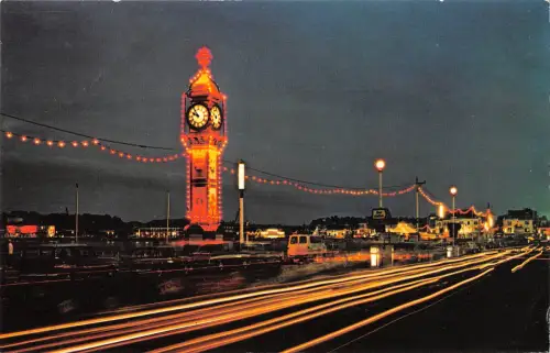 uk10267 the illuminations weymouth uk by night